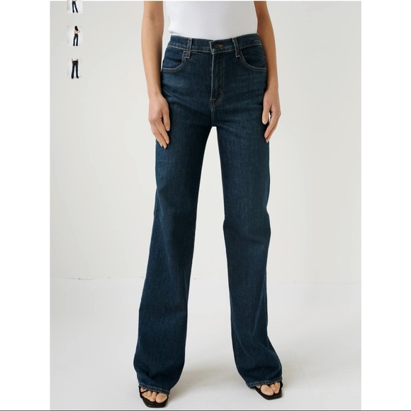 J Brand Wide Leg High Rise Jean - Picture 2 of 8